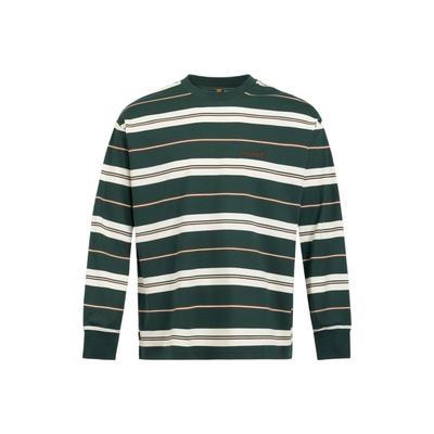Langärmliger gestreifter Pullover Atmungsaktives T-Shirt Unisex Oberteile TB0A5RSM3171