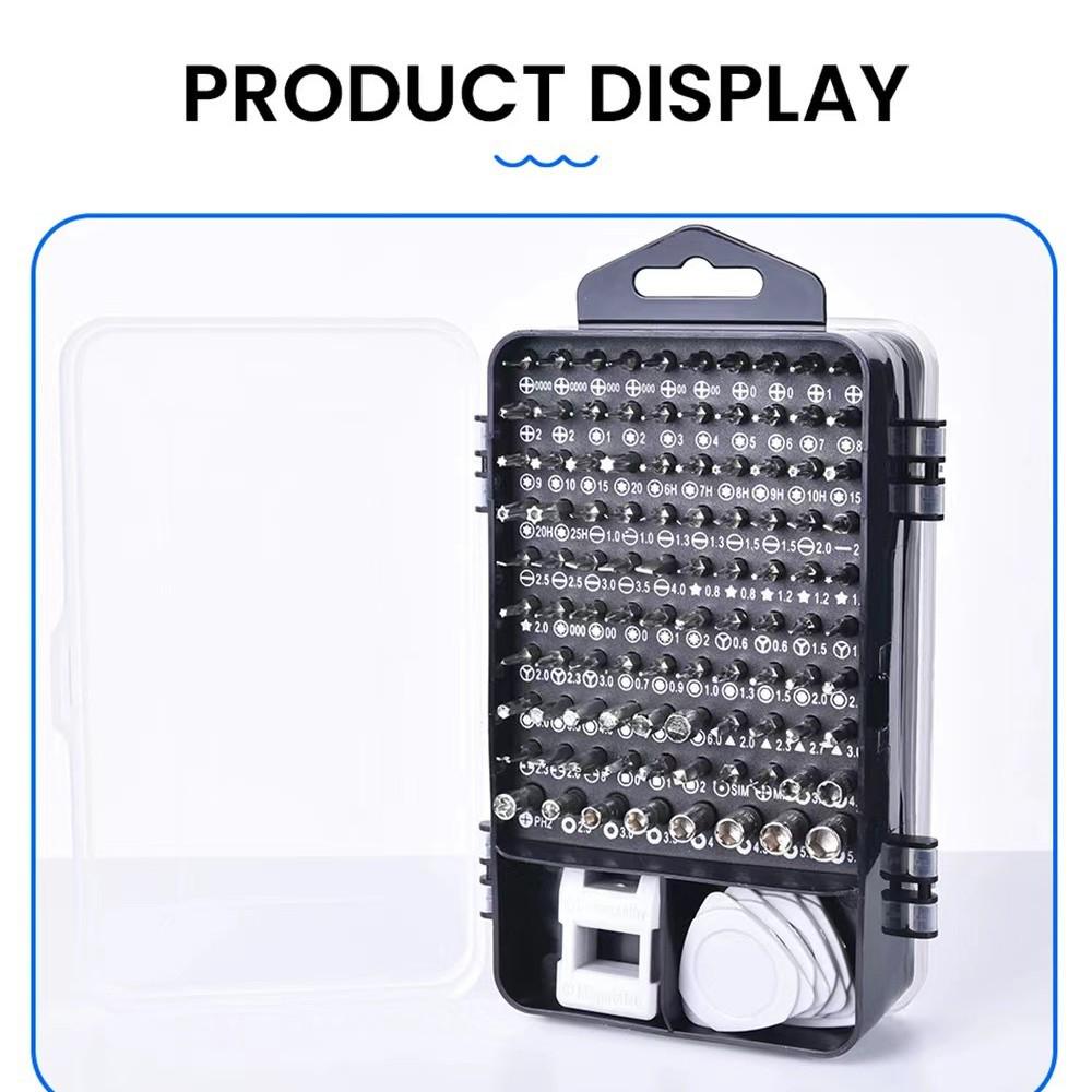 115-in-1 Multifunctional Screwdriver Set for Mobile Phone Repair & Household Use