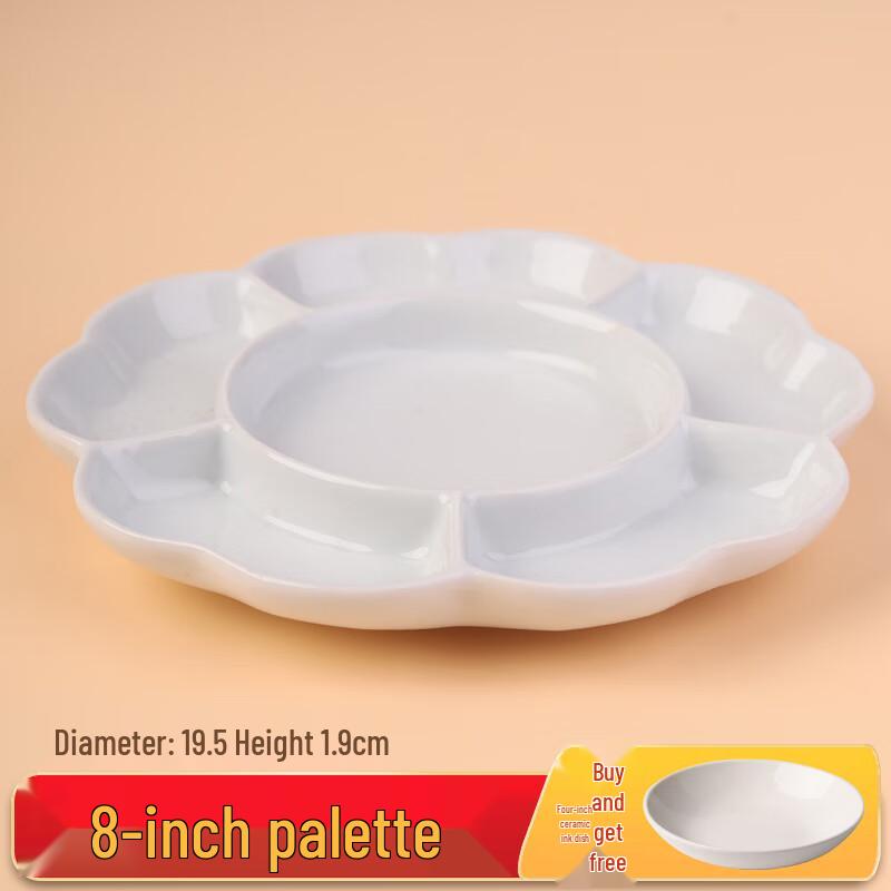 Zhaoran Ceramic Chinese Painting Palette