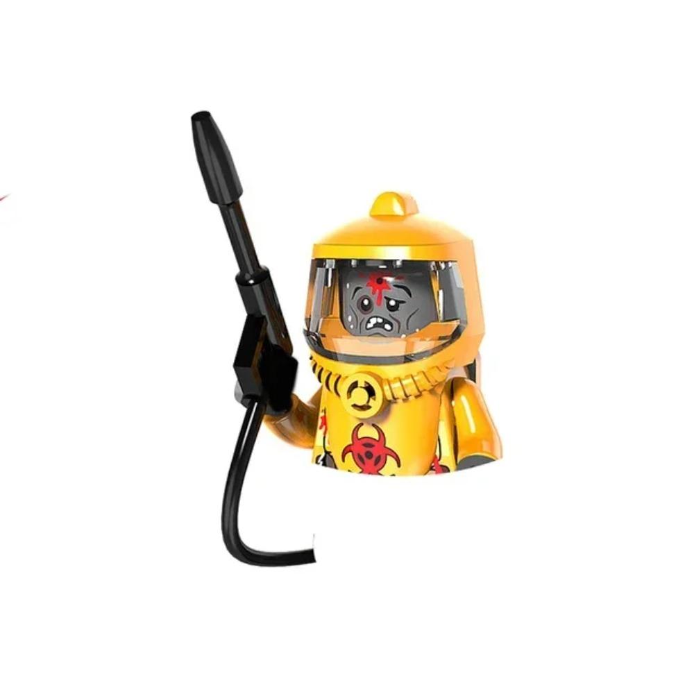 Modelové kostky Zombie Hazmat Guy MOC Sada kostek Dárky Hračky Pro Děti PG8081