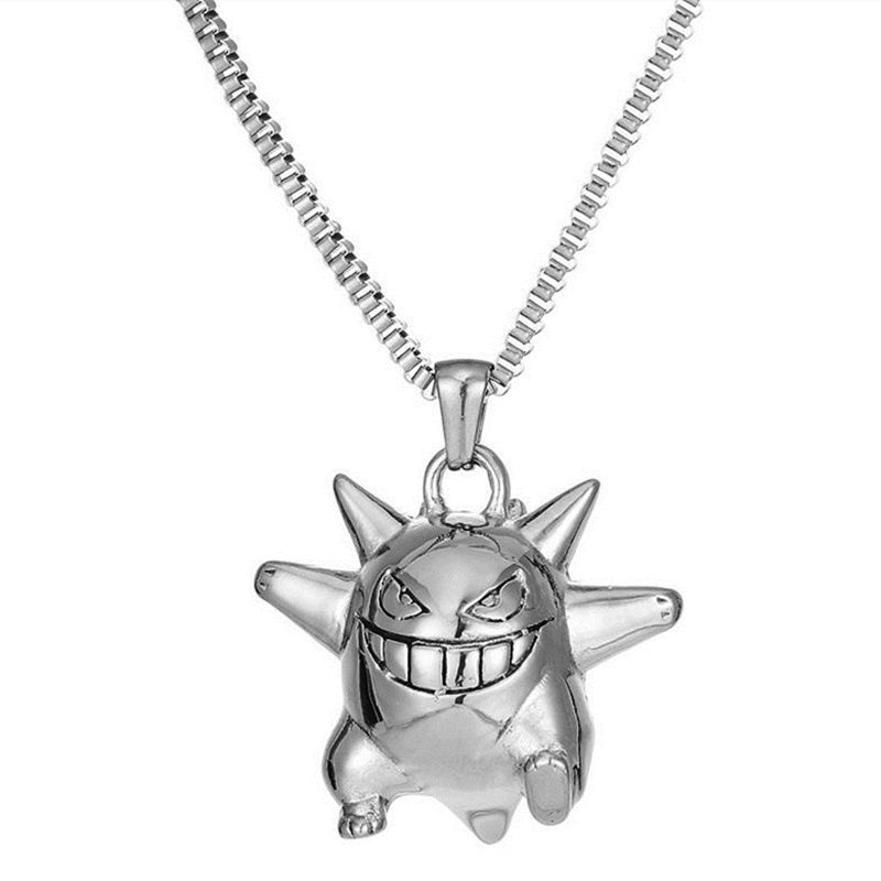 Pokemon Necklace Pendant Jewelry Accessories Cartoon Anime Teenage Couple Fashion Atmosphere Trend High-end Decoration Gifts