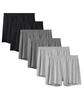 Eondeoseumiseu [6Pack] Basic Plain Cotton Spandex Men'S Boxer Shorts
