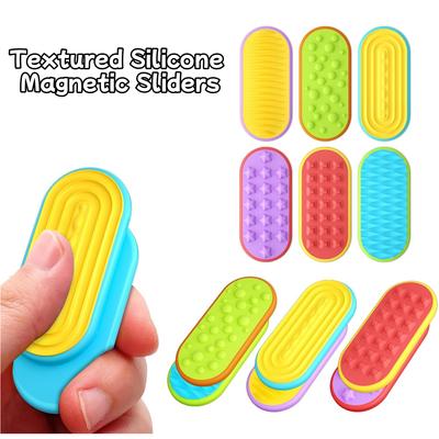 Magnetisches 6er-Pack Fidget Slider Für Erwachsene Sensorisches Spielzeug Zur Angstlinderung Ruhige Schreibtischspielzeuge Für Büro Reisen Geeignet Für Alle Altersgruppen Kinder Erwachsene