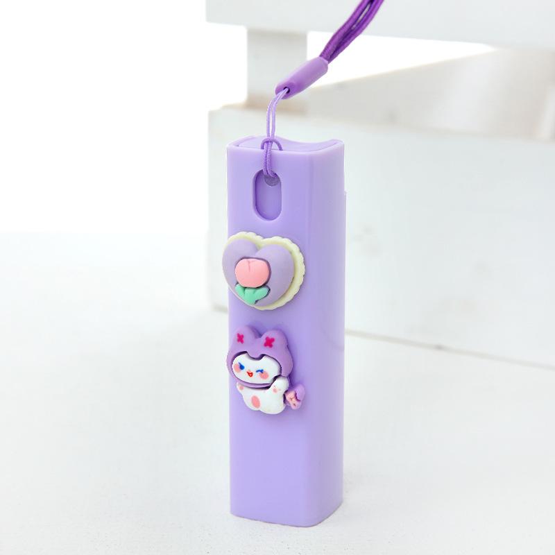 

1шт дозатор бутылка пресс-тип портативный уход за кожей размер путешествия милый шнурок 10cm*3cm*3cm аметист