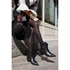 Women's Genuine  Leather Low Heel Pointed Toe Casual Boots