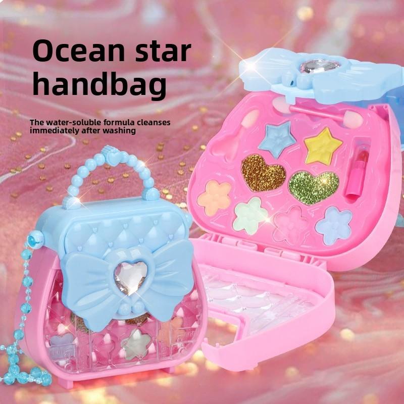 Safe Girls Simulation Makeup Palette Toy Table Dress Cosmetics Box Set Gift