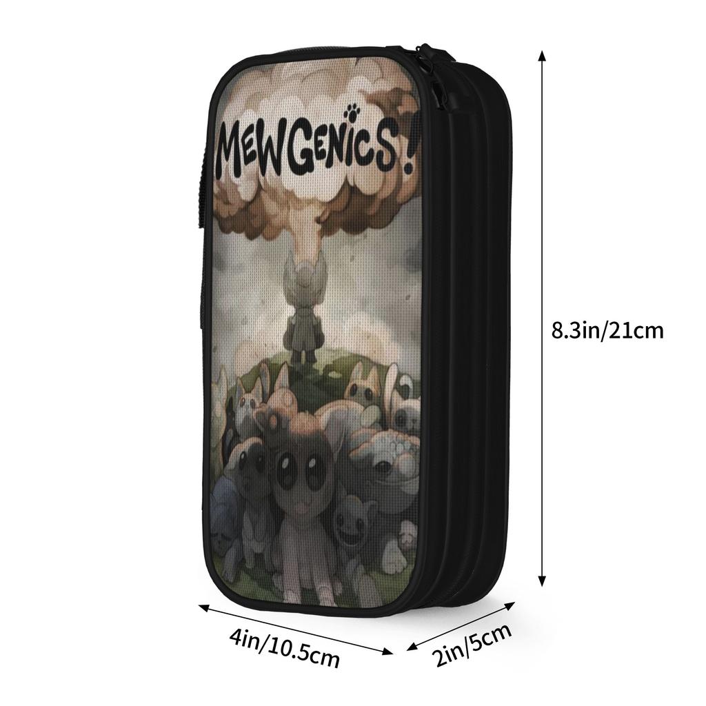 Mewgenics Merch Pencil Case Large Capacity Office Accessories Pen Case Perfect Gifts
