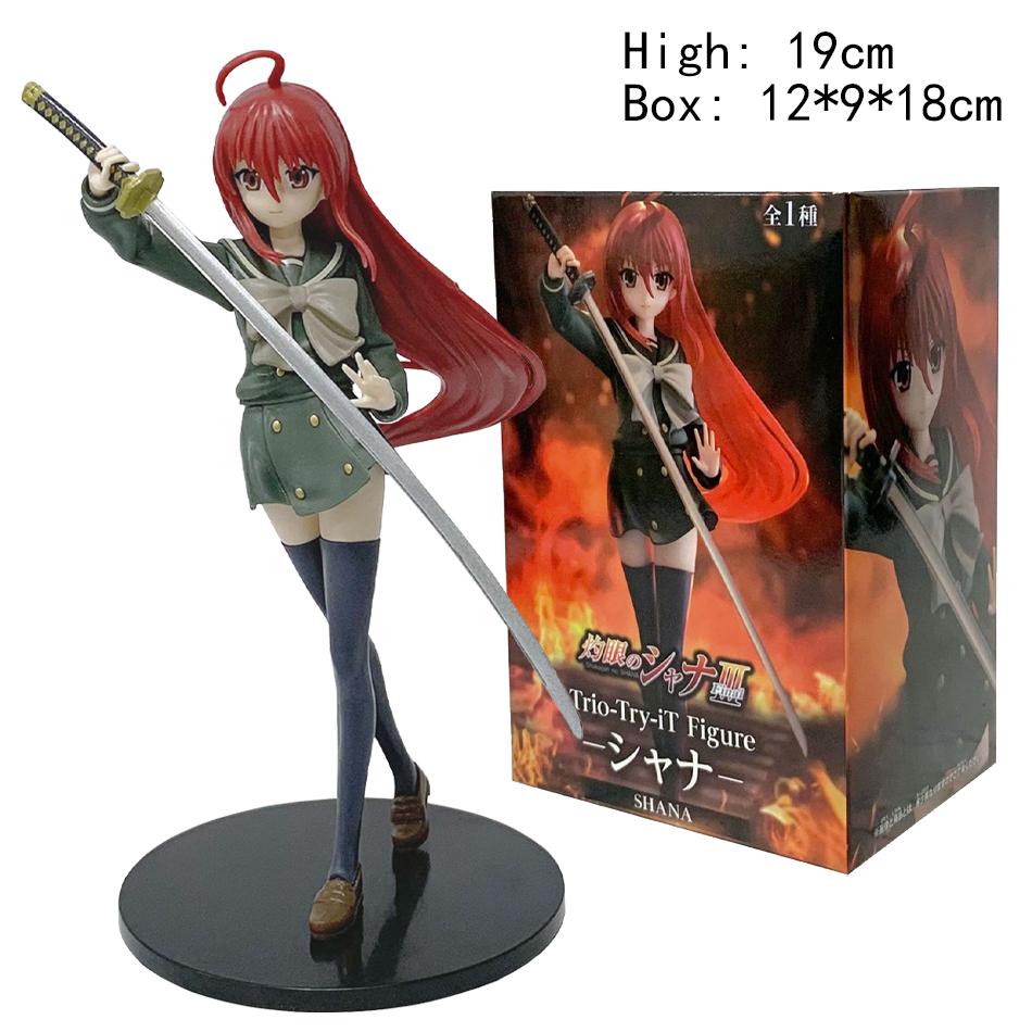 Anime Shakugan no Shana Shana PVC Figure Action Model Collection Doll Toy Gift for Kids Birthday Festival In Stock