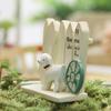 Garden Fence Dog Resin Figurine For Home Decor And Business Promotions Gift
