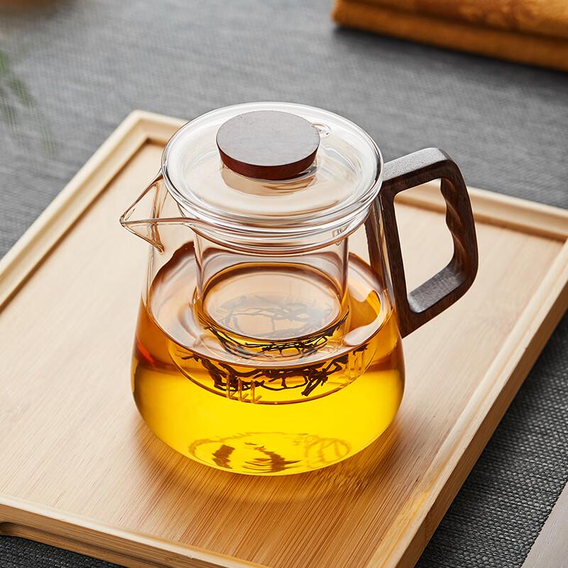 

Зеленый чайник из термостойкого стекла Чанмин