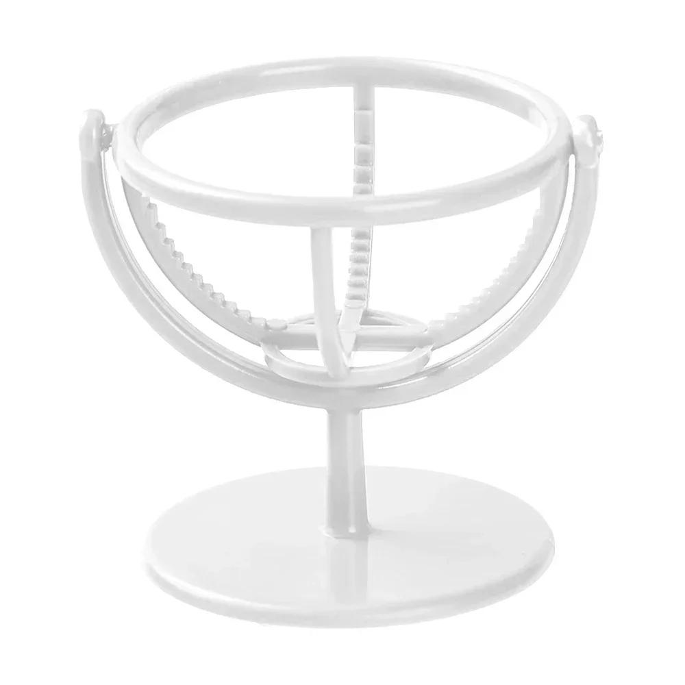 

Держатель для слоек, вращающийся на 360°, настенный спонж для пудры, полка для пудры, белые, синие спонжи для макияжа, держатели для косметических яиц для хранения макияжа