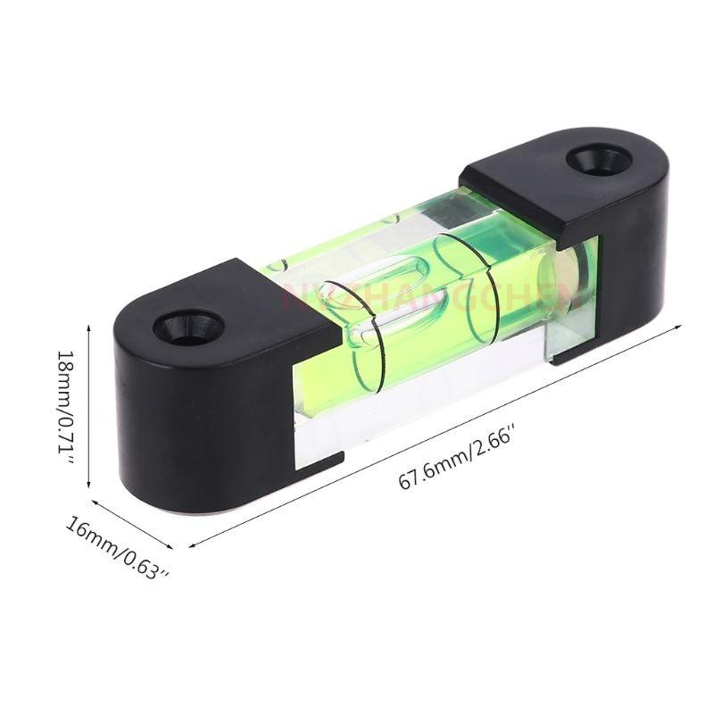 Magnetic Liquid Level Indicator Spirit Level Bubble for Po Frame Desk Daily Leveling Magnet Available Level Measuring Tools