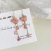 Elegant Grape Cluster and Wheat Ear Tassel Earrings for Women - Fashionable and Versatile Slimming Ear Jewelry
