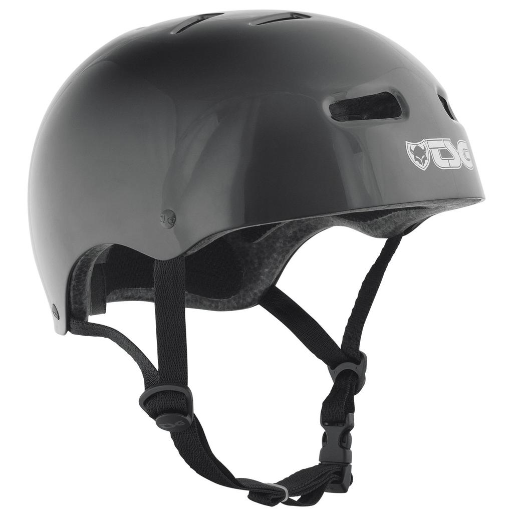 TSG Skate/BMX Helmet, Injected Color (Injected Black, S/M, Action Sports)