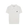 Teenie Weenie Women's Short Sleeve Cartoon Bear Polo Knit Sweater