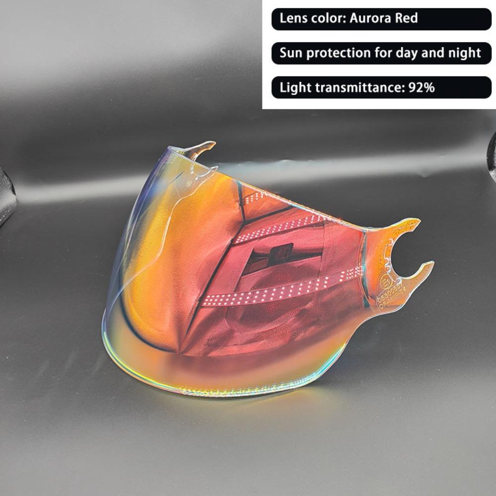 Windproof LS2 Helmet Visor Mirrored UV Plating Lens OF562 Visor Accessories