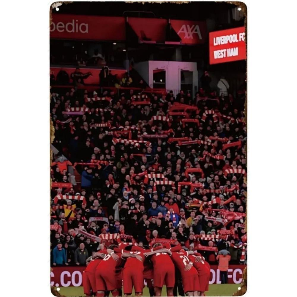Ливерпуль-Винтажная жестяная табличка с логотипом кафе-бара-ночного клуба 20*30см