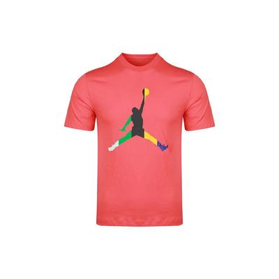 Sporta DNA Jumpman īsām piedurknēm T-krekls Vīriešu Augšdaļas Koraļļu-Sarkans CU1975-631