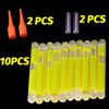 10PCS Fireflies 4.5*40mm for Fishing Float Fluorescent Lightstick Light Night Rod Lights Tool Bright Dark Colored Glow Stick