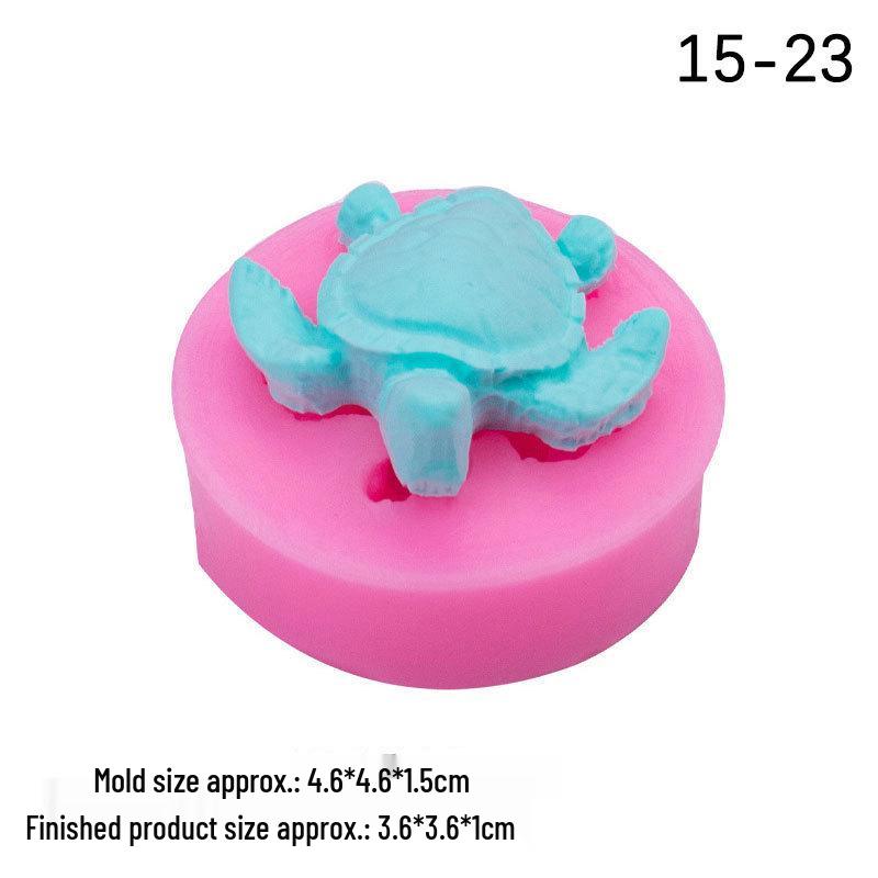 Silicone Turtle Fondant Mold for DIY Cake Decoration
