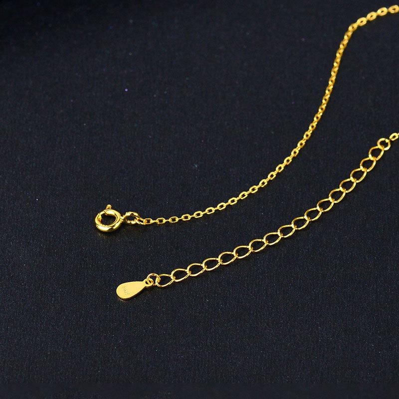 Gentle Long Live Necklace French Exquisite Inlaid Bow Necklace Clavicle Chain Simple