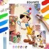 Pinocchio Christmas Painting By Numbers Kit Hand Painting Home Decor