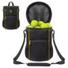 Shoulder Strap Tennis Storage Bag Two Way Zippers Tennis Balls Holder Bag  Racket Sports