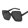 Luxurious Square Sunglasses Woman Brand Designer Vintage Retro Plastic Frame Big Sun Eyeglasses Women Vintage Gradient Tint Male Oculos Feminino