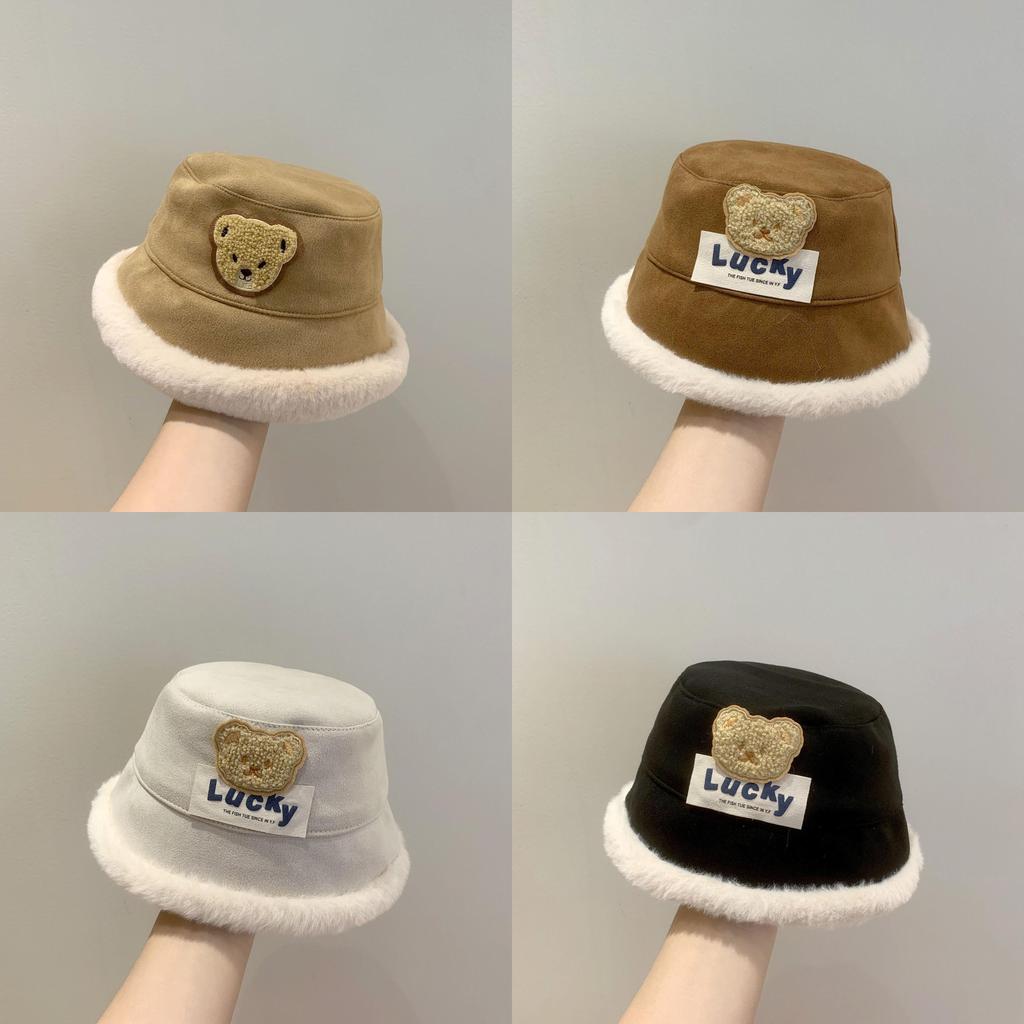 Baby Bear Winter Fisherman Hat With Thick Plush Warmth For Toddlers And Kids