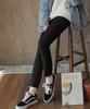 Ppaeppae Simple Back Elastic Straight Slacks