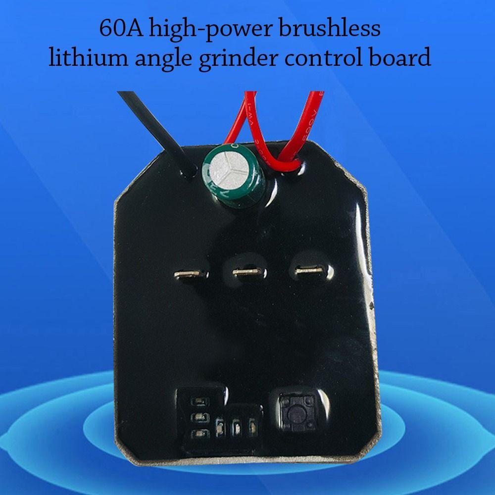 Brushless Lithium Speed Switch 60A Electric Grinder Motherboard  Power Tool