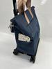 Cocoro Shopping Carry Cart/Plano 4-Wheel Cart, Navy, 571101