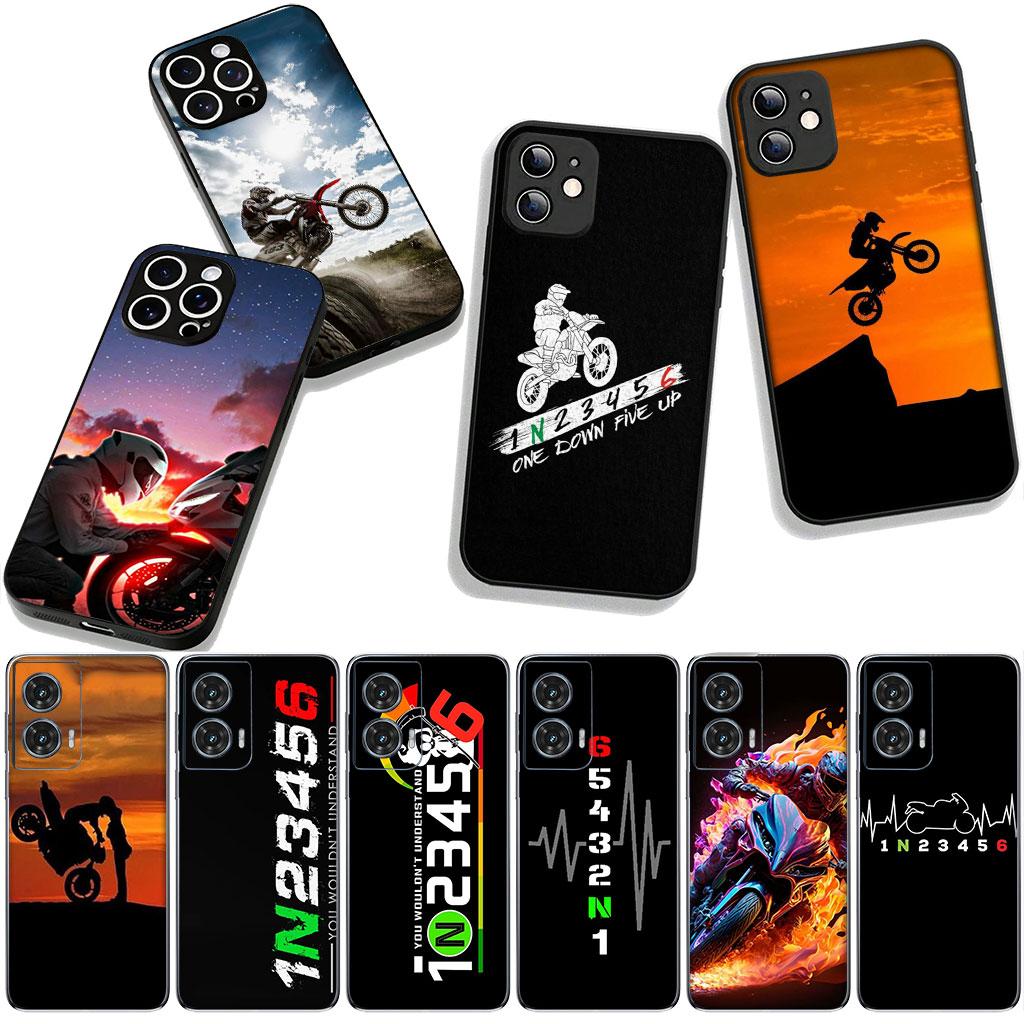 For OPPO A54 A40 A60 A80 A18 A16 A17 A38 A78 A79 A57 A58 A3 Pro A96 A15 A12 Phone Case 1N23456 Motorcycle Motorbike Cycling