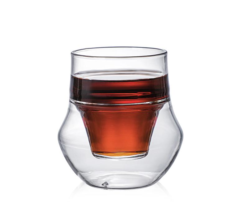 Japanese-style Double-layer Glass Coffee Extraction Cup Sharing Coffee Pot Cup Tasting Cup Tea Cup Coffee Cup 1PCS