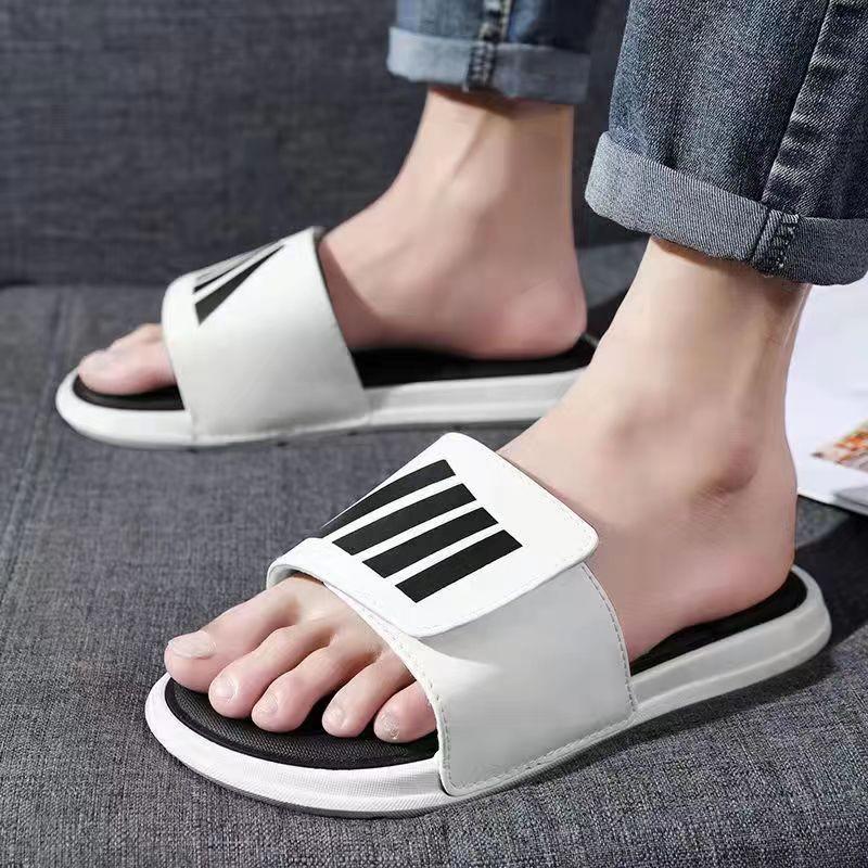 

Летние трендовые слипоны: Универсальные сандалии с застежкой на липучке для мужчин 37-38 белый