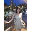 Pure Desire To Show Thin Temperament Spice Girl Suspender Short Skirt French Niche Design High-end A-word Dress Women's Summer