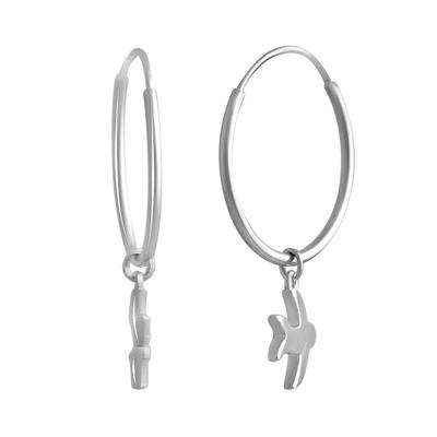Silver Earrings Without Stones (2134732)