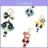 Lovely Powerpuff Girls Cartoon Keychain Bag Pendant For Kids
