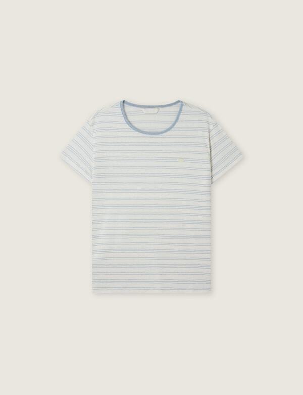 ROEM Striped Short Sleeve T-Shirt Rmhwg37R11
