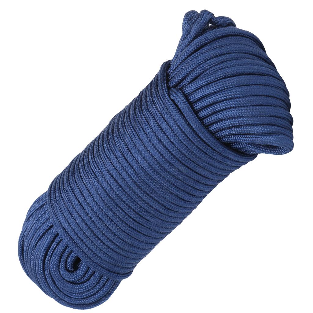 650 Military Specification 10 Core Climbing Rope Outdoor Drying String Rescue RopeNavy Blue