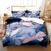 3D Anime The Ryuo's Work is Never Done! Bedding Set Single Twin Full Queen King Size Bed Set Adult Kid Bedroom Duvet cover Sets