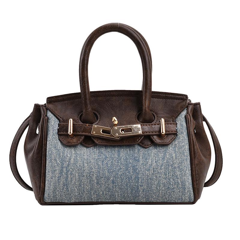 

Весна 2024 Нишевая Сумка Кроссбоди Высокого Класса - Простой, Фактурный Дизайн светло-синий