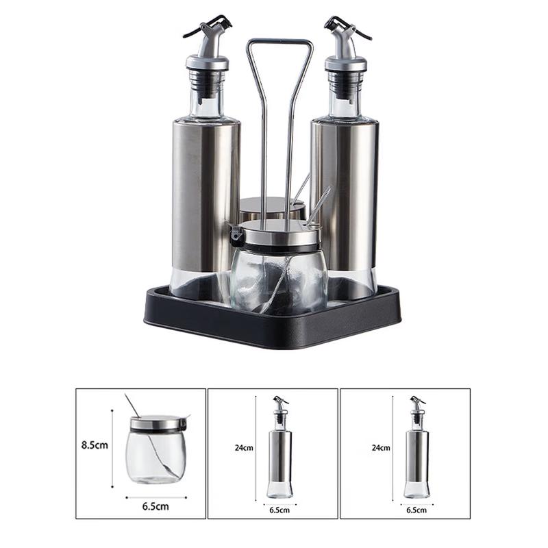 Kangfutao Glass Kitchen Seasoning Set
