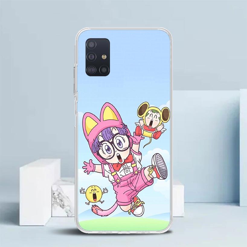 Arale Dr Slump Soft Cover for Samsung Galaxy A12 A22 A32 A52 A72 A02S Phone Case Note 20 Ultra 10 S10 Plus A51 A71 A50S A20S A10