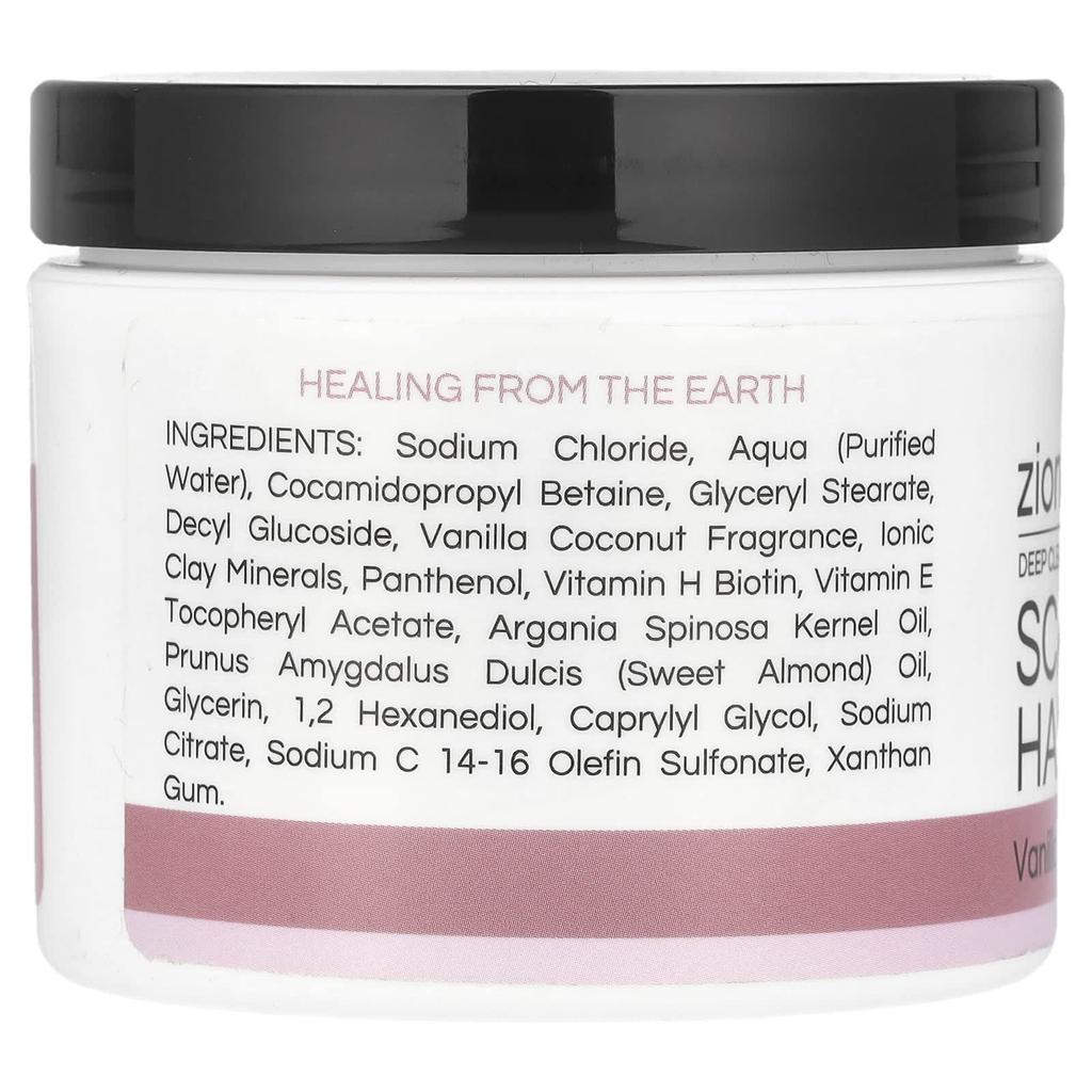 Deep Cleansing Scalp & Hair Scrub, Vanilla Coconut, 113G(4Oz)