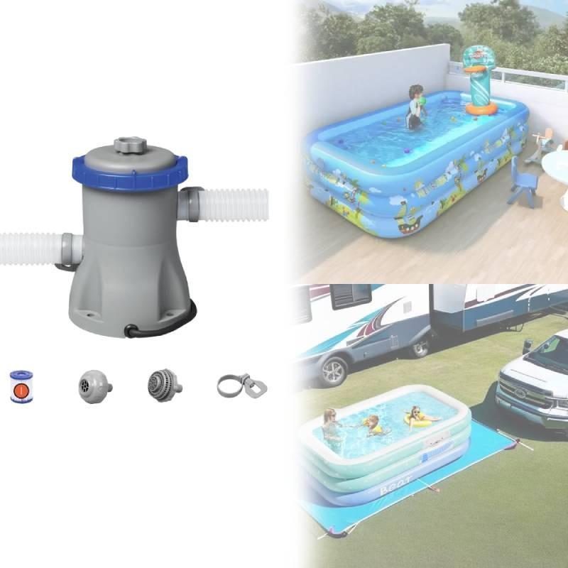 Swimming Pool Filter Pump With And Drainage For Recreational Water Use