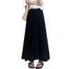 1PC Trousers Ankle-length Cotton Line Casual Pants Women Skirts Summer Wide Leg Pants Elastic Loose Street Breathable Thin