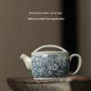 Traditional Hanwa Blue & White Ceramic Teapot