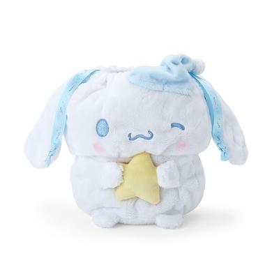 Sanrio Plush Drawstring Bag Cinnamoroll Accessory Case Storage 240745 (Nemunemu Time)