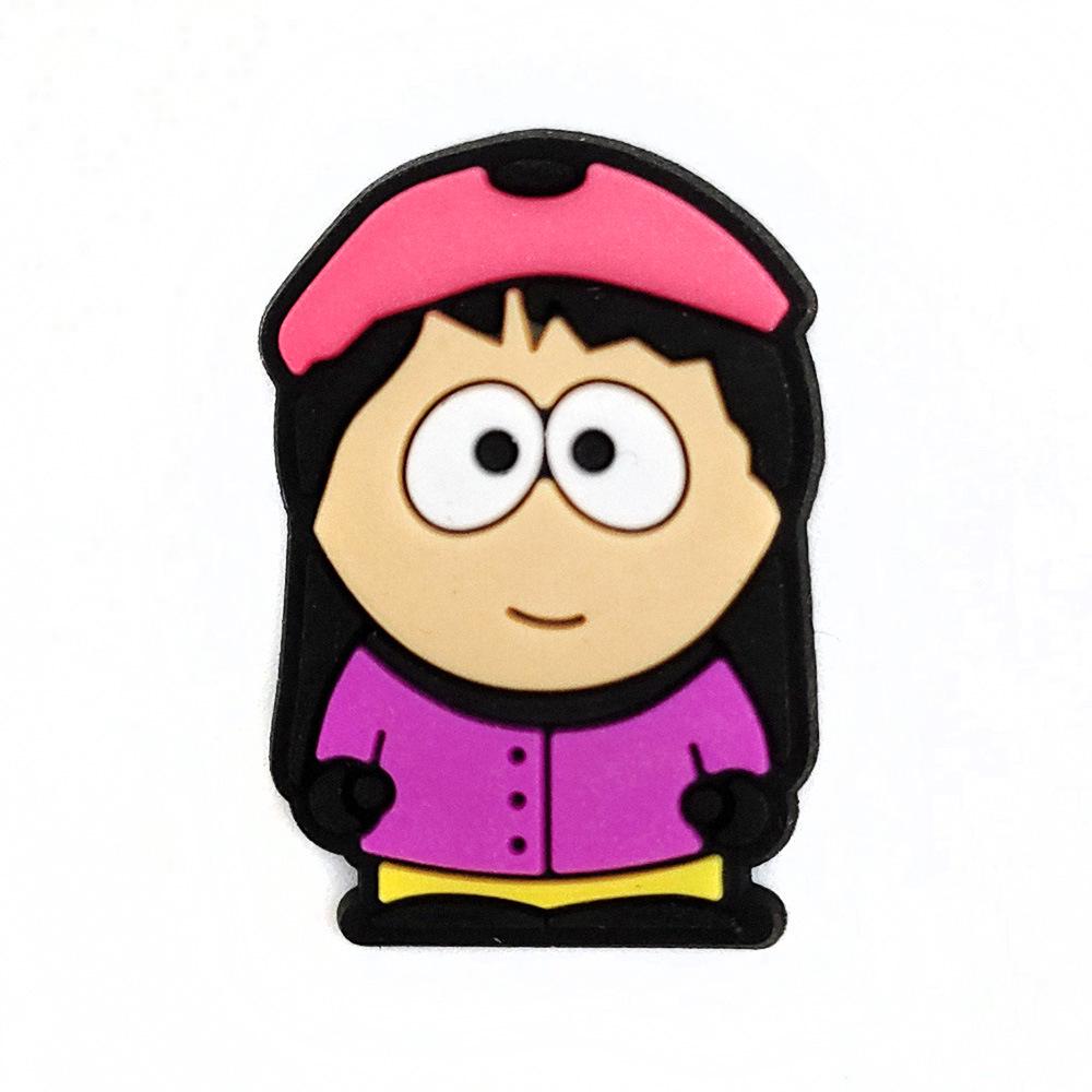 South Park Cartoon Clog Blumendekorationen - DIY Schuhschnallen-Accessoires